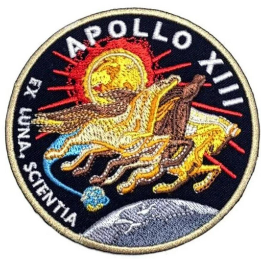 NASA Apollo 13 Patch (3.5 Inch) Iron-on Badge Space Mission Patches