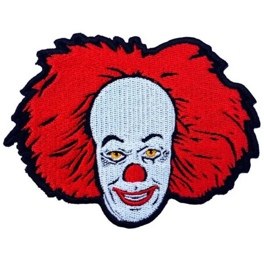 Pennywise The Dancing Clown Patch (3.5 Inch) Iron or Sew-on Badge IT Horror Movie Costume Patches