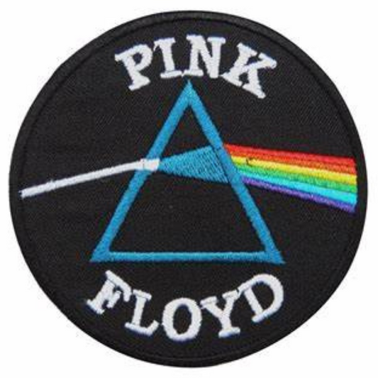 Pink Floyd Patch (3 Inch) Iron or Sew-on Badge Dark Side of Moon Album Logo Patches