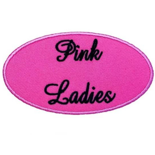 Pink Ladies Patch (3.5 Inch) Iron-on Badge  T-Birds Grease Movie Costume