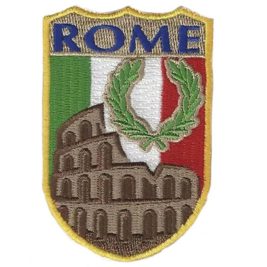 Rome Italy Patch (3 Inch) Iron-on Badge Travel Patches
