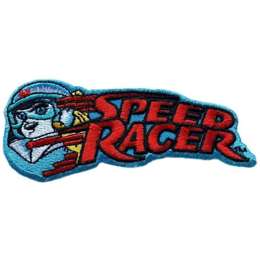 Speed Racer Logo Patch (4 Inch) Iron/Sew-on Badge Retro Cartoon Patches