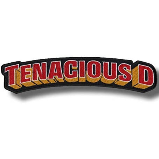Tenacious D Patch (4 Inch) Iron or Sew-on Badge Jack Black Rock Band Music Logo Patches