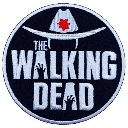 The Walking Dead Patch (3.5 Inch) Iron or Sew-on Badge TV Series Zombies Horror DIY Costume Patches