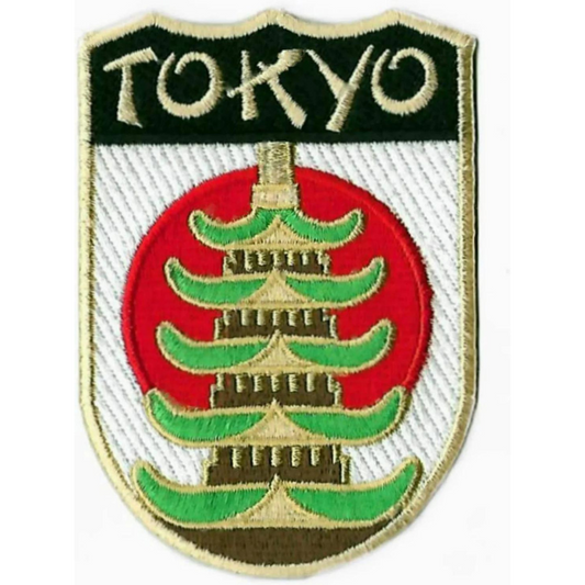 Tokyo Japan Patch (3.5 Inch) Iron-on Badge