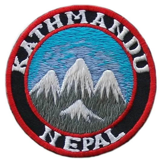 Trekking in Nepal Kathmandu Patch (3.2 Inches) Iron-on