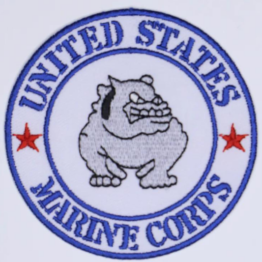 US Marine Corps Patch (2.8 Inch) Iron-on Badge British Army Military Emblem Crest