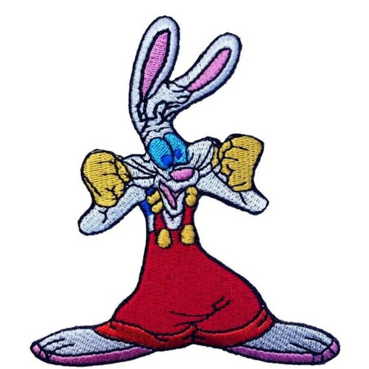 Who Framed Roger Rabbit Patch (3 Inch) Iron/Sew-on Badge Retro Cartoon Patches