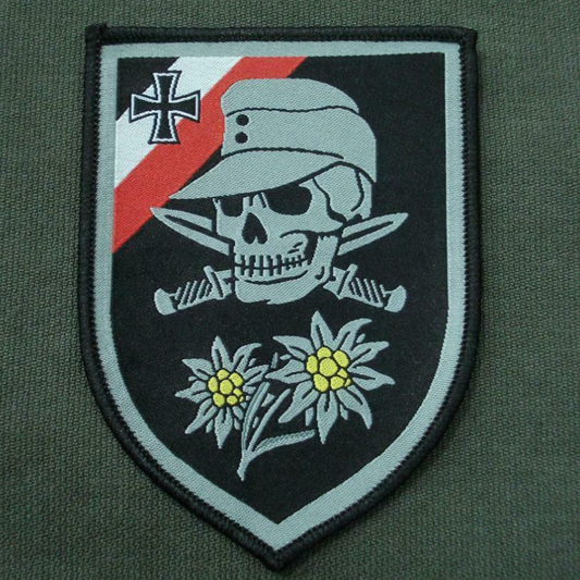 WW2 German Abzeichen Patch (3.5 Inch) Germany War Militaria Shoulder Skull Badge