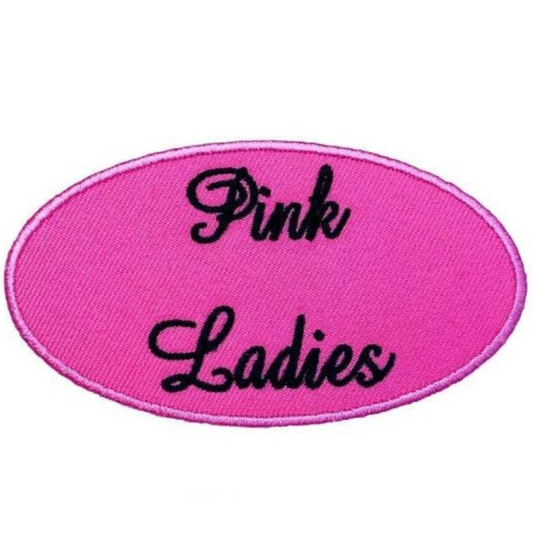 XL Pink Ladies Patch (10 Inch) Grease Movie Iron-on Badge Costume Cardigan Jacket