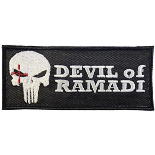 American Sniper Devil of Ramadi Patch (4 Inch) Velcro Hook and Loop Badge Military Tactical Patches