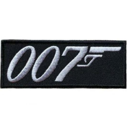 007 Patch James Bond (3.5 Inch) Iron/Sew-on Badge MI5 Spy Movie