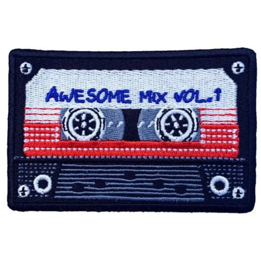 Awesome Mix Tape Vol.1 Patch (3.5 Inch) Guardians of the Galaxy Iron-on Badge