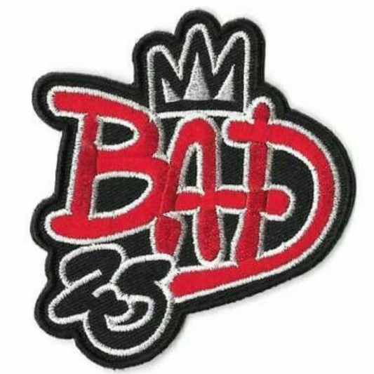 BAD 25th Anniversary Patch (3.5 Inch) Michael Jackson Iron or Sew-on Badge MJ King of Pop Music Patches