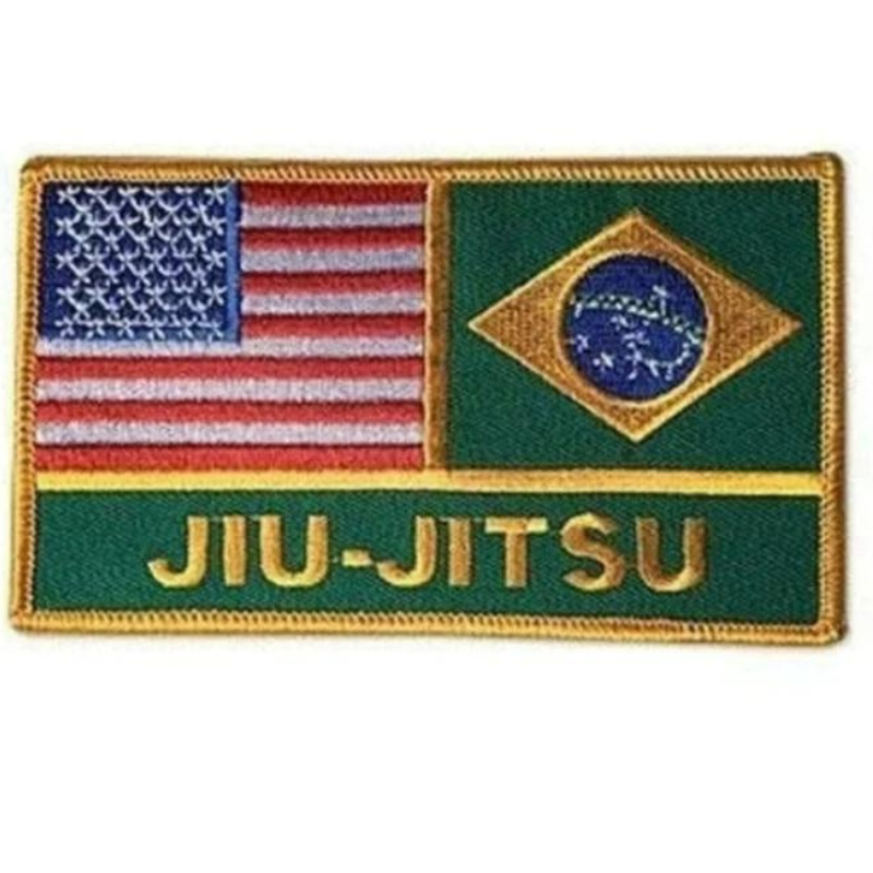 Brazilian Jiu Jitsu Patch (4.75 Inch) Velcro BJJ Badge