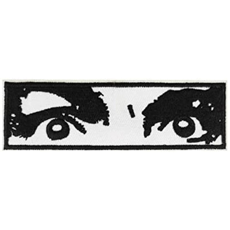 Charles Manson Eyes Patch (4 Inch) Iron or Sew-on Horror Badge Serial Killer Costume Patches