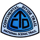 Continental Divide Trail Patch (3.5 Inch) Iron-on Badge