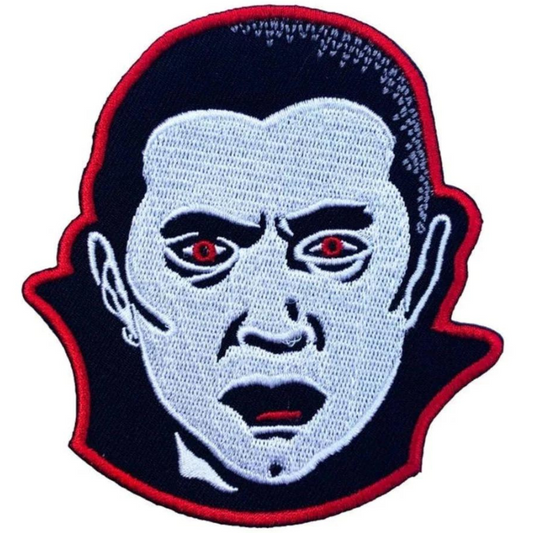 Count Dracula Patch (3.5 Inch) Iron-on Badge Vampire Horror Movie Costume Patches