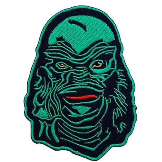 Creature from the Black Lagoon Patch (3.5 Inch) Iron-on Badge Classic Horror Movie