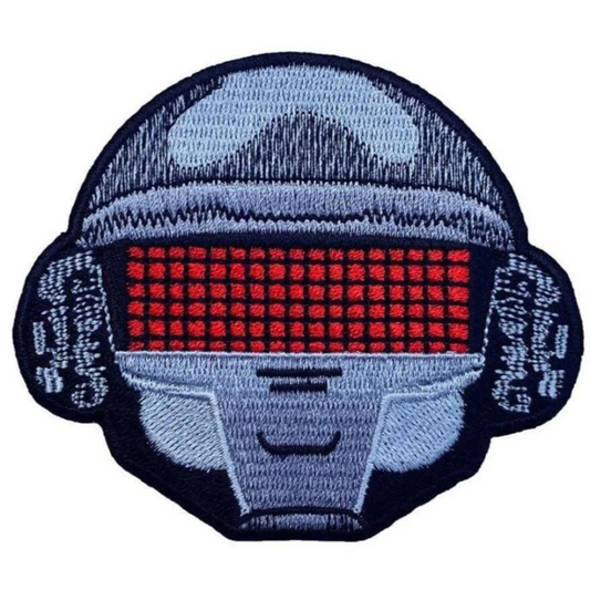 Daft Punk Helmet Patch (3 Inch) Iron or Sew-on Badge Music Tribute Patches