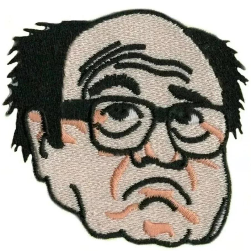 Danny Devito Patch (3 Inch) Iron or Sew-on Badge Always Sunny in Philadelphia Frank Reynolds Costume Patches