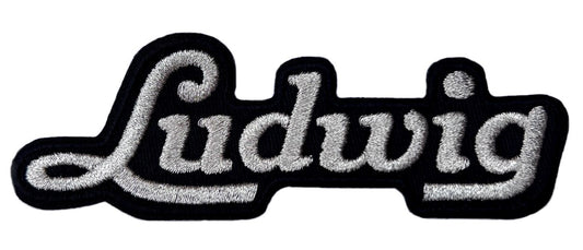 Ludwig Drums (4.5 Inch) Iron/ Sew-on Badge Music Logo Drummer Patches