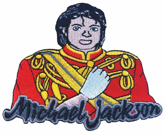 Michael Jackson Tribute Patch (4 Inch) Iron or Sew-on Badge MJ King of Pop Tribute Patches