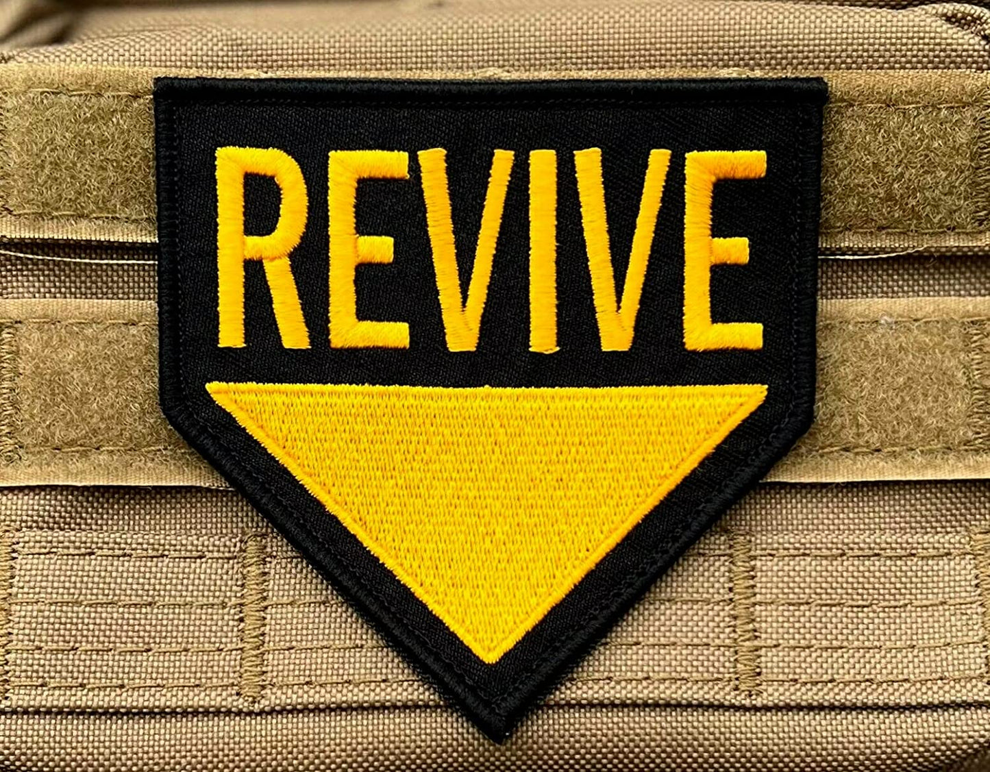 Revive Me! Patch (3.5 Inch) Hook & Loop Velcro Badge Army SpecOps Black Ops Tactical Patches