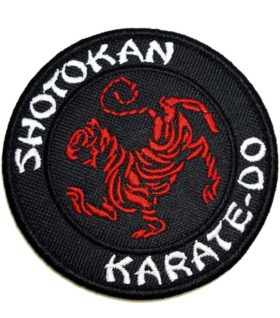 Shotokan Karate Do Patch (3.5 Inch) Iron-on Badge Kyoku Tiger Japan Kanji Kimono