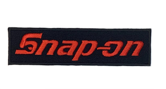 Snap-on Patch (4.5 Inch) Iron/Sew-on Badge Motor Racing Crest Emblem Jacket Snap on Logo Mechanic Patches