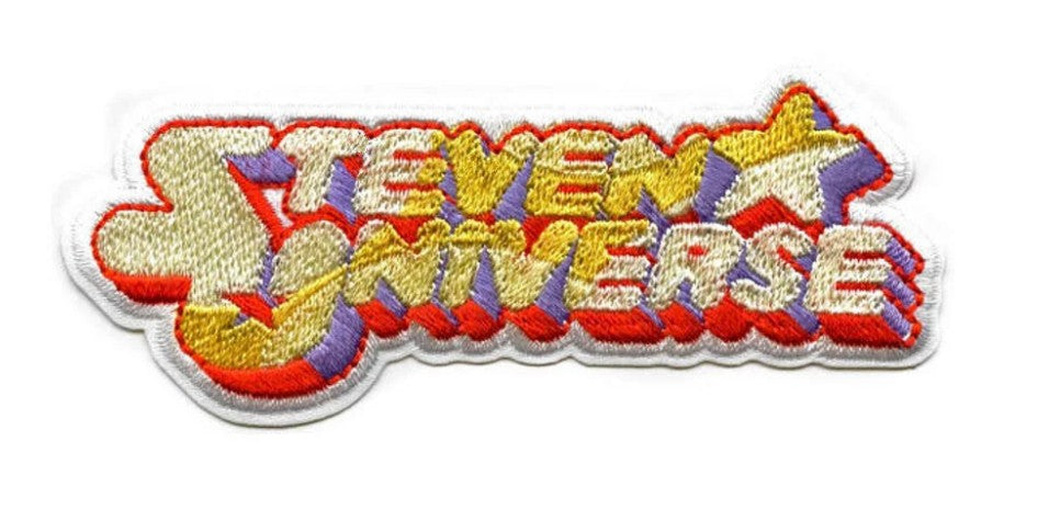 Steven Universe Logo Patch (4 Inch) Iron or Sew-on Cartoon Badge Crystal Gems Gift Patches