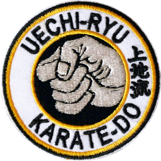 Uechi-Ryu Karate Patch (3 Inch) Iron-on Badge Uechiryu Pangai Japan Martial Arts