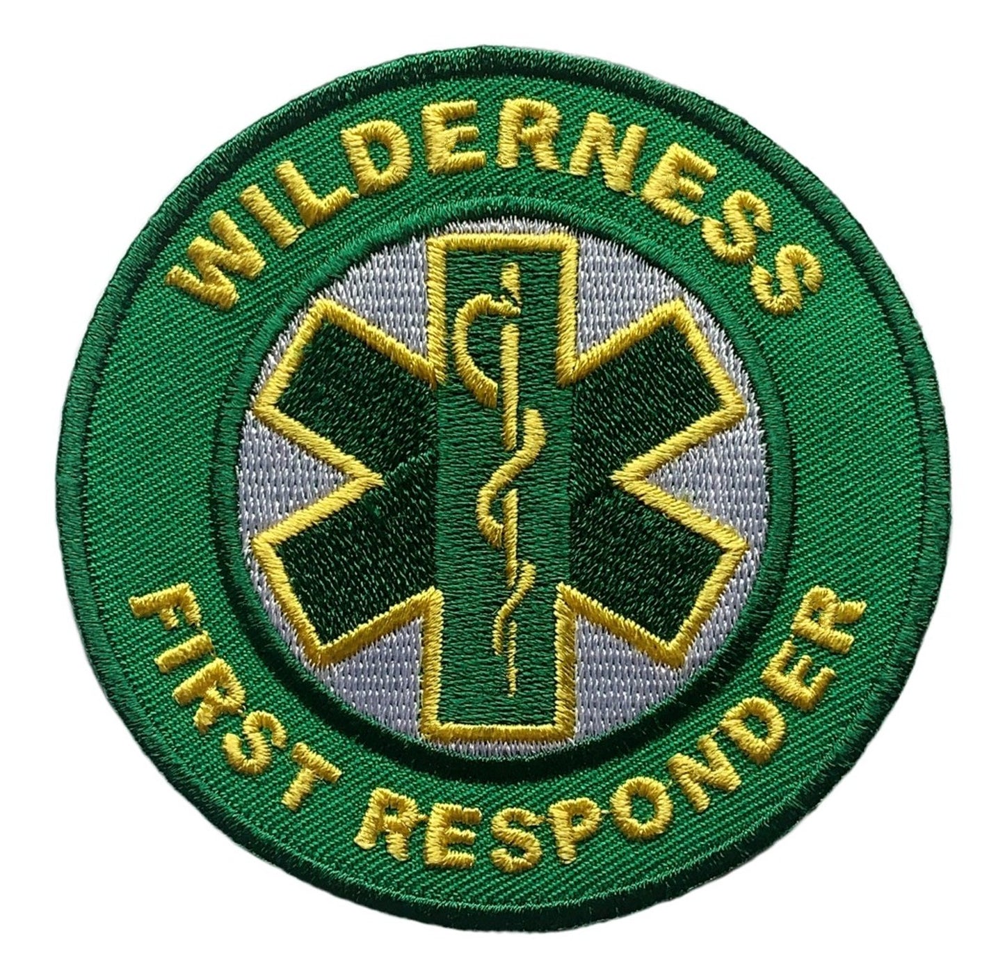 Wilderness First Responder Patch (3 Inch) Iron or Sew-on Badge Nature Outdoors Support DIY Gift Patches