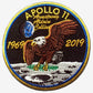 Apollo 11 Patch 50th Anniversary (3.5 Inch) Iron-on Badge