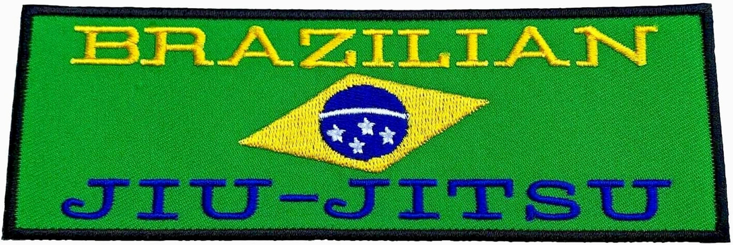 Brazilian Jiu Jitsu Patch (5 Inch) Iron/Sew-on Badge BJJ