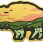 Buffalo Great Plains Prairie Patch (4 Inch) Embroidered Iron/Sew-on Badge
