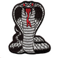 Cobra Patch (3.25 Inch) Snake Iron/Sew-on Badge Gym, Martial Arts, Self Defense, Karate, Jiu Jitsu, Judo, MMA, BJJ, Costume, Gift