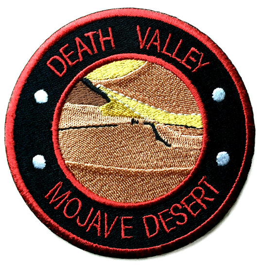 Death Valley Mojave Desert Patch (3.5 Inch) Iron-on Badge USA Travel Patches