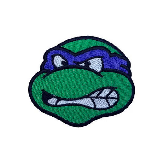 Donatello TMNT Patch (2.5 Inch) Iron-on Badge Purple Teenage Mutant Ninja Turtles