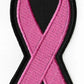 Small Pink Cancer Awareness Ribbon (3 inch) Iron-on Badge