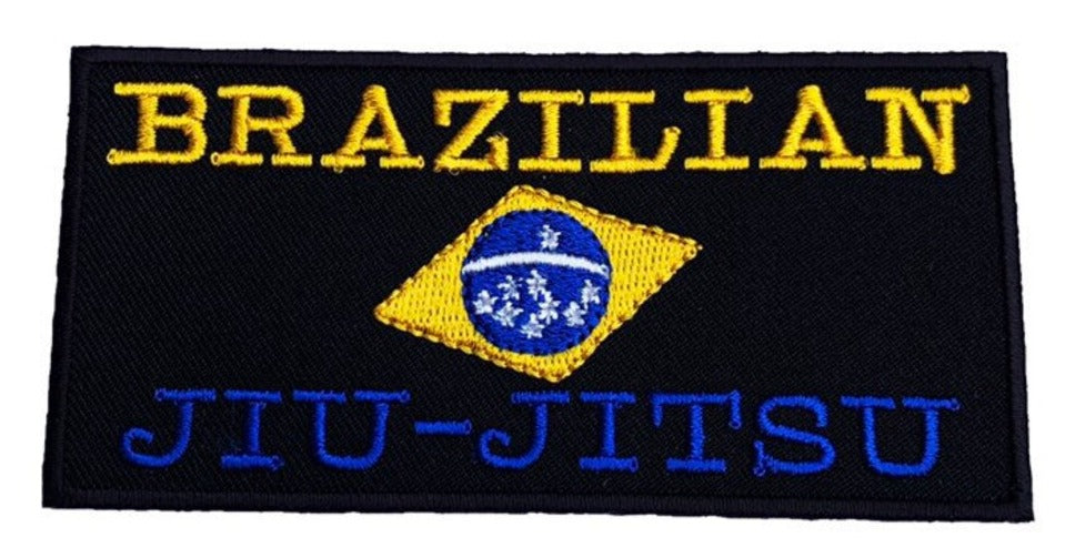 Brazilian Jiu Jitsu Patch (4 Inch) Iron/Sew-on Badge BJJ