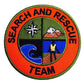 Search and Rescue Team Patch (3 Inch) Velcro SAR Badge (Hook + Loop)