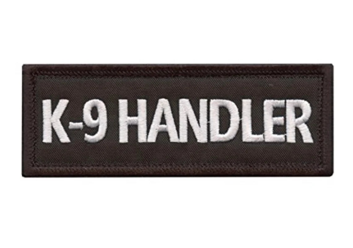K-9 Handler Patch SWAT K9 Dogs of War Tactical Morale Army Gear Touch Fastener Patches (5 Inch) Hook-and-Loop Velkro Badge