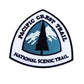 Pacific Crest Trail National Scenic Trail Patch (3.5 Inch) Iron-on Badge