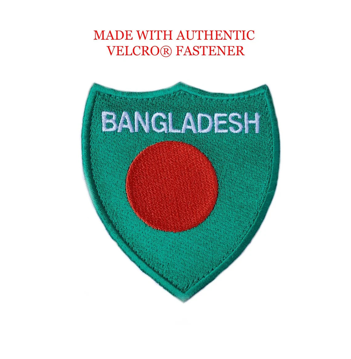Bangladesh Flag Patch (3 Inch) Velcro Badge