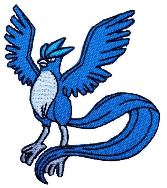 Articuno Patch (3 Inch) Iron/Sew-on Pokemon Badge