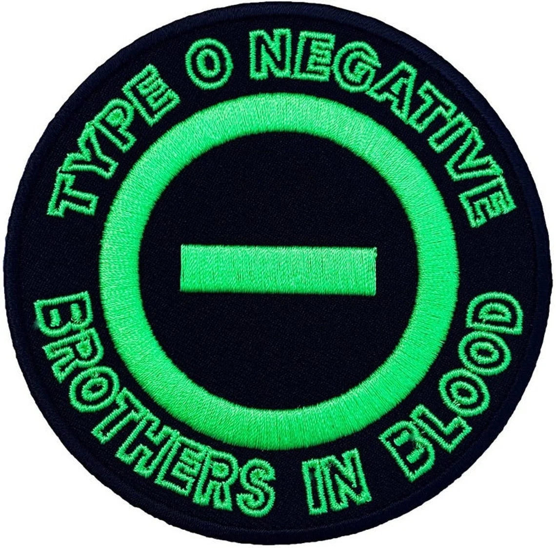 Type O Negative Patch (3 Inch) Iron or Sew-on Badge Brothers in Blood Metal Music Patches