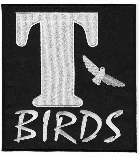 T-Birds Patch (8 Inch) Extra Large Iron-on Badge Grease Movie Souvenir Patches
