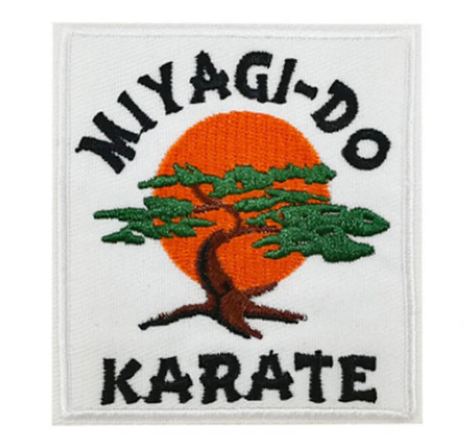Miyagi-Do Karate Patch (3 Inch) The Karate Kid Iron-on Badge Cobra Kai Costume Kimono