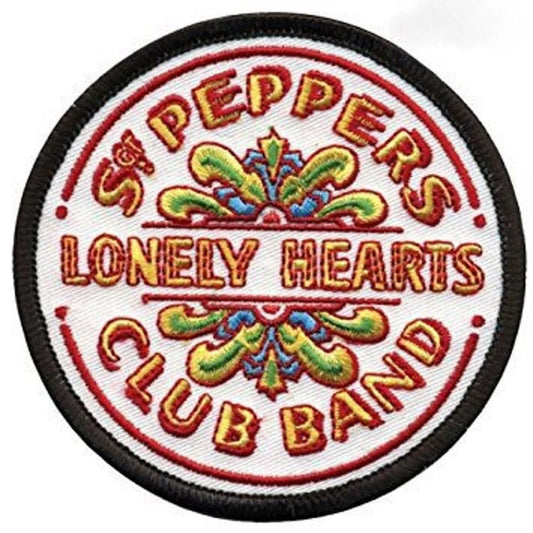The Beatles Patch (3.5 Inch) Iron-on Badge Sgt Pepper Lonely Hearts Club Band